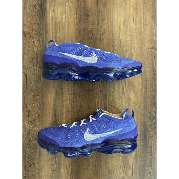 Nike Size 12.5 Air Vapormax 2023 Flyknit Light Ultramarine Platinum DV1678-500 - Picture 1 of 9